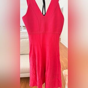 Nine West Strapless Fuchsia Dress